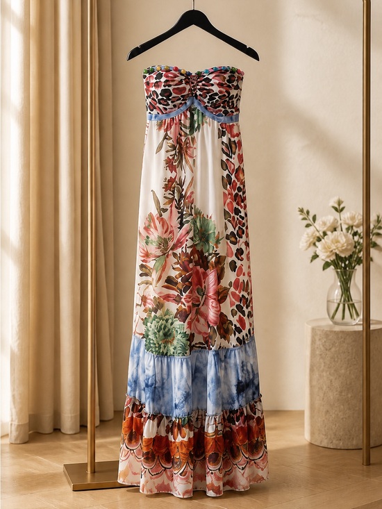 Best-Emilie Dresses & Skirts - Best-Emilie maxi dress, SM/MED. Floral and animal print